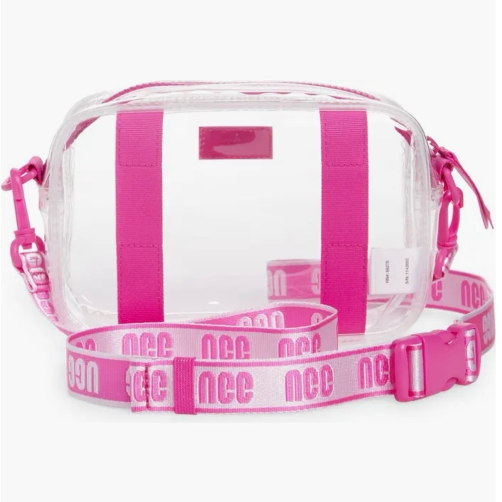UGG JANEY translucent clear cross body